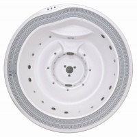 Переливной круглый спа бассейн USSPA Polo