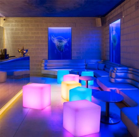 Светильник Куб 80 питание от сети 220В, RGB