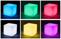 Светильник Куб 40 с питанием от АКБ, RGB Светильник Куб 40 с питанием от АКБ, RGB